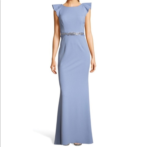 Adrianna Papell Dresses & Skirts - Adrianna Papell - Ruffle sleeve open back dress